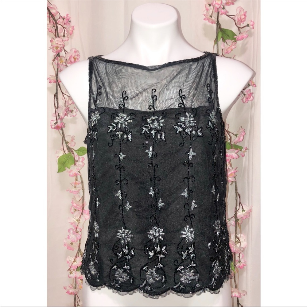 Vintage Bob Mackie beaded top